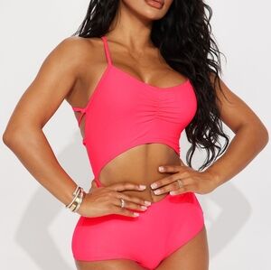 Hot Pink Swimsuit L
